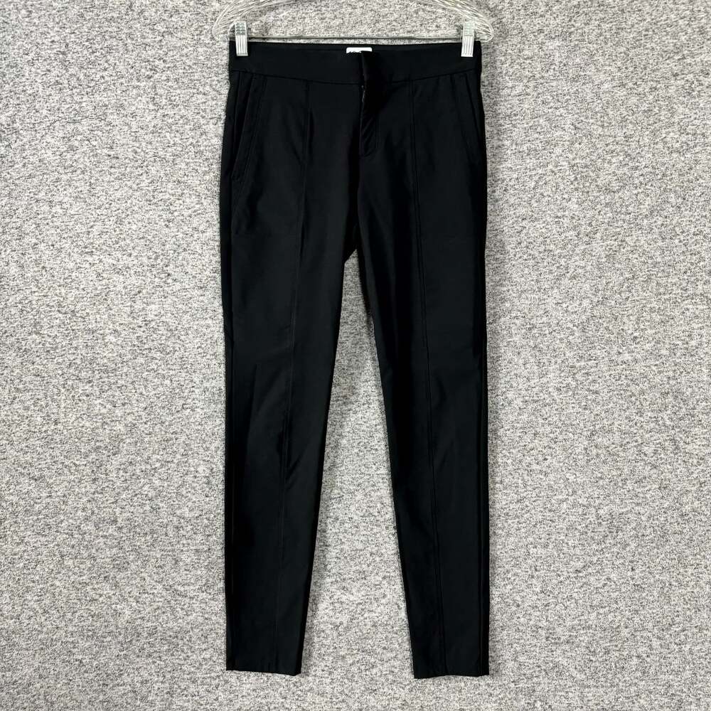 Athleta Women's Size 2 Black Nylon Wander Stash Skinny Leg Pants